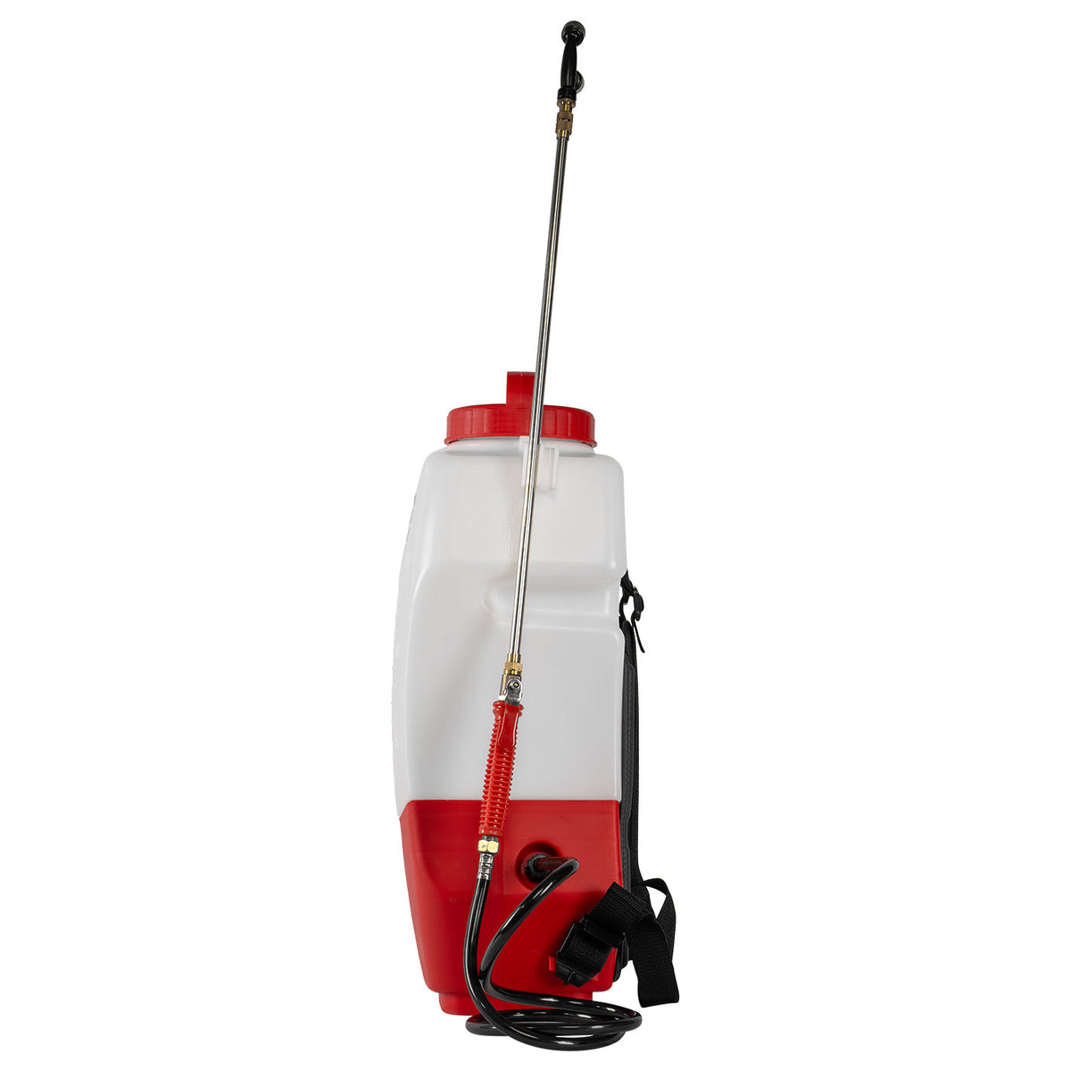 Aspersora eléctrica Husky Power HKF20LT de 20 L con batería de litio, vista opuesta.