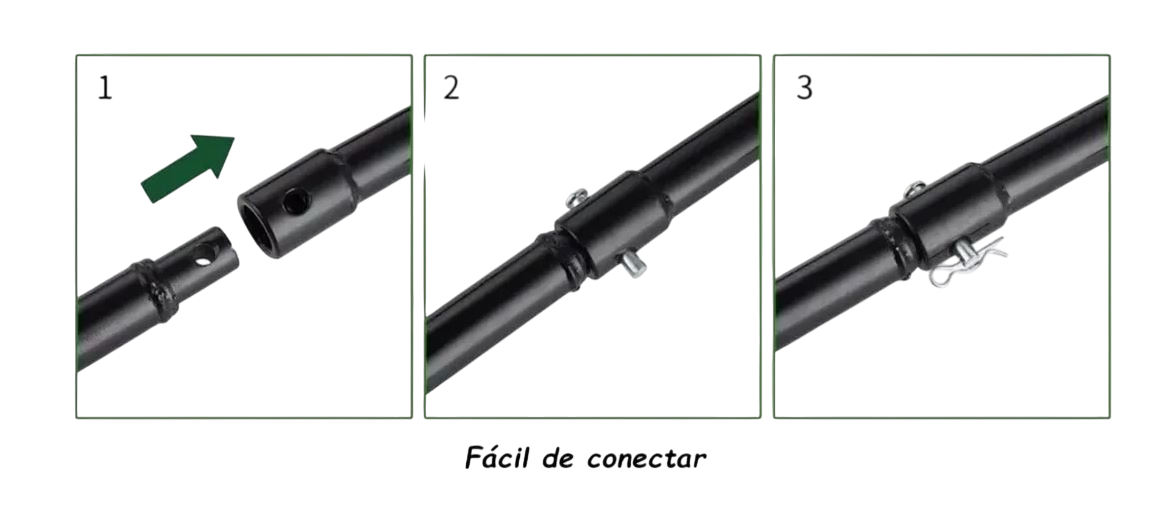Extensión De Broca Barreno 50cm  para Moto perforadora A Gasolina - HF1011-B
