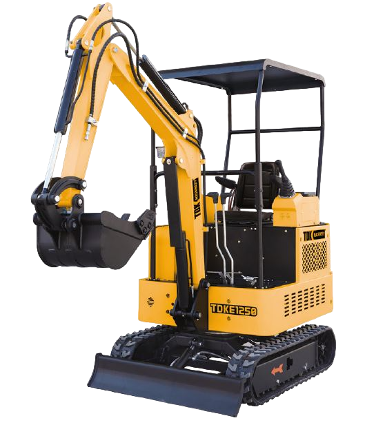 Mini Excavadora Sobre Oruga 1.2 Ton Motor A Gasolina 25 Hp  TDK - TDKE1250