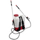 Aspersora eléctrica Husky Power BLASTERPLUS de 20 L con dos lanzas, vista trasera.