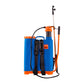 Aspersora manual Husky Power REL16EW de 16 L, vista trasera.