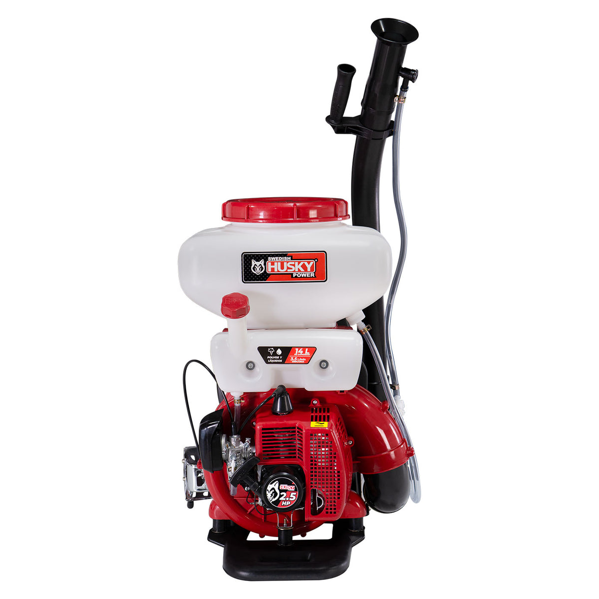 Aspersora motorizada Husky Power HKF1400 de 14 L y 41.5 cc, vista principal.