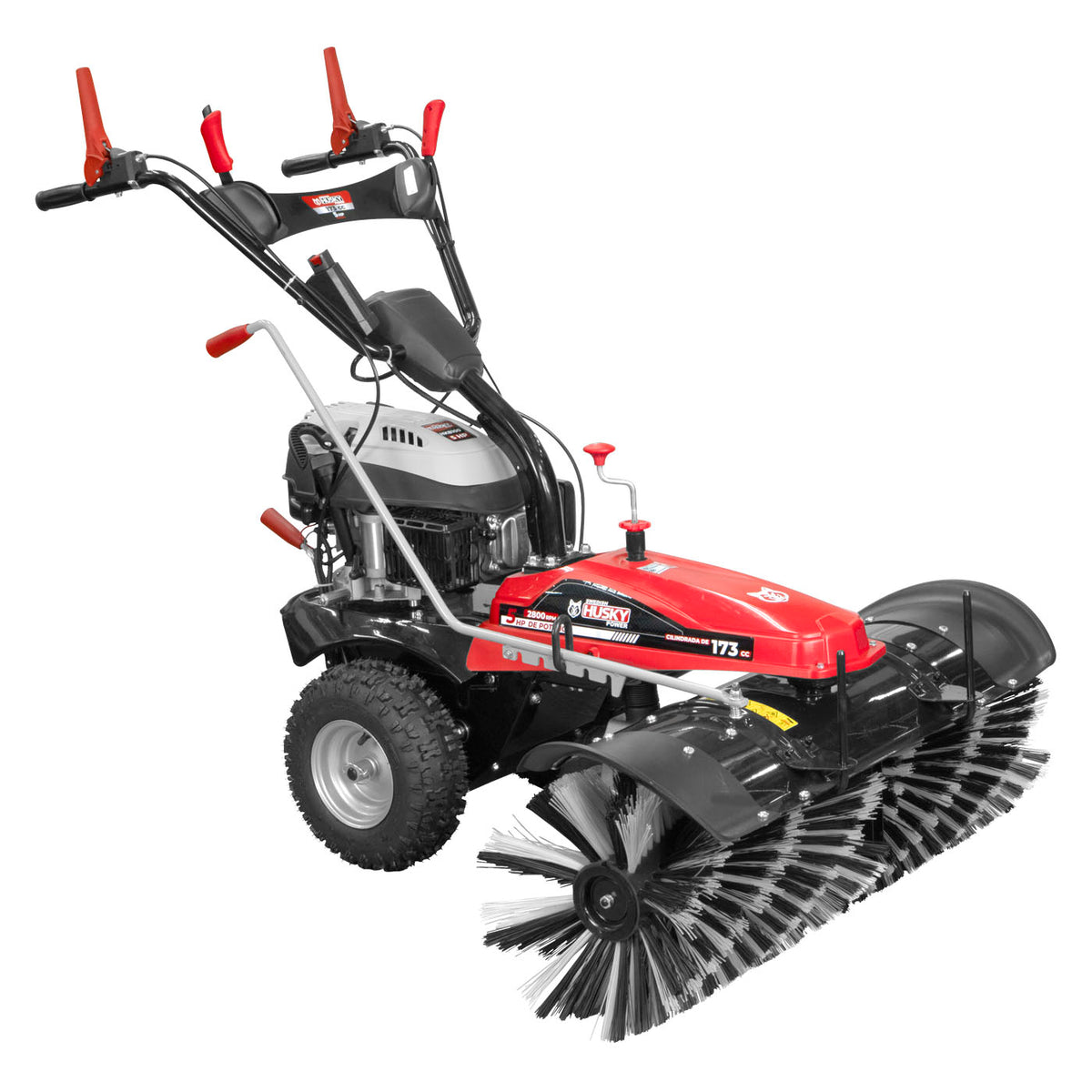 Barredora Husky Power HKB100 con motor de 5 HP, vista principal.