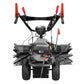 Barredora Husky Power HKB100 con motor de 5 HP, vista frontal.