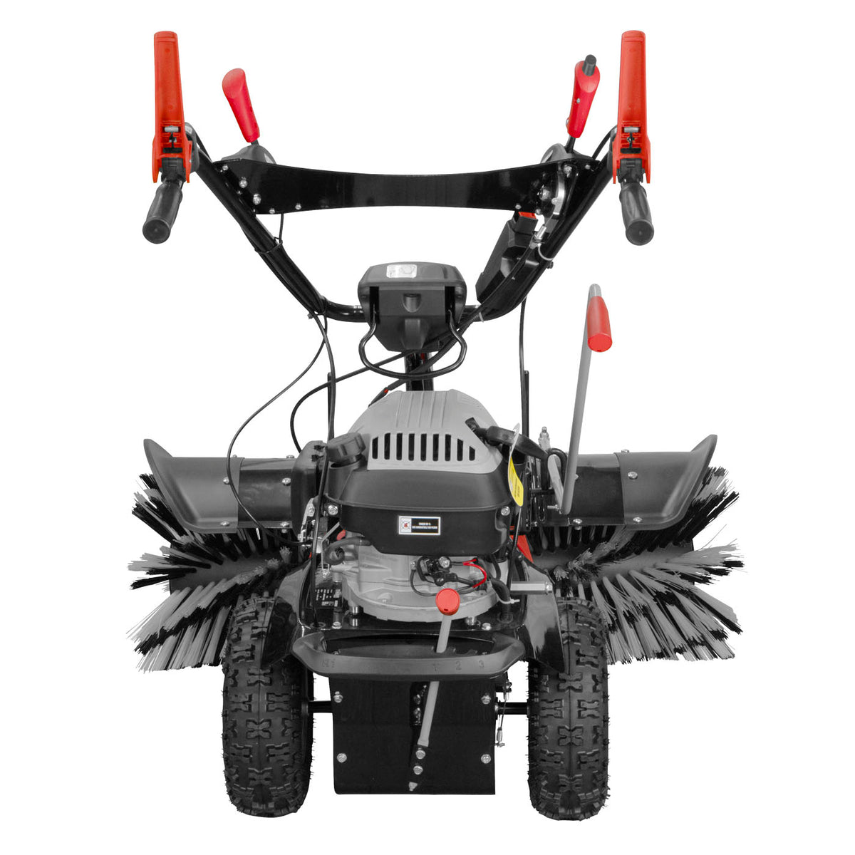 Barredora Husky Power HKB100 con motor de 5 HP, vista frontal.