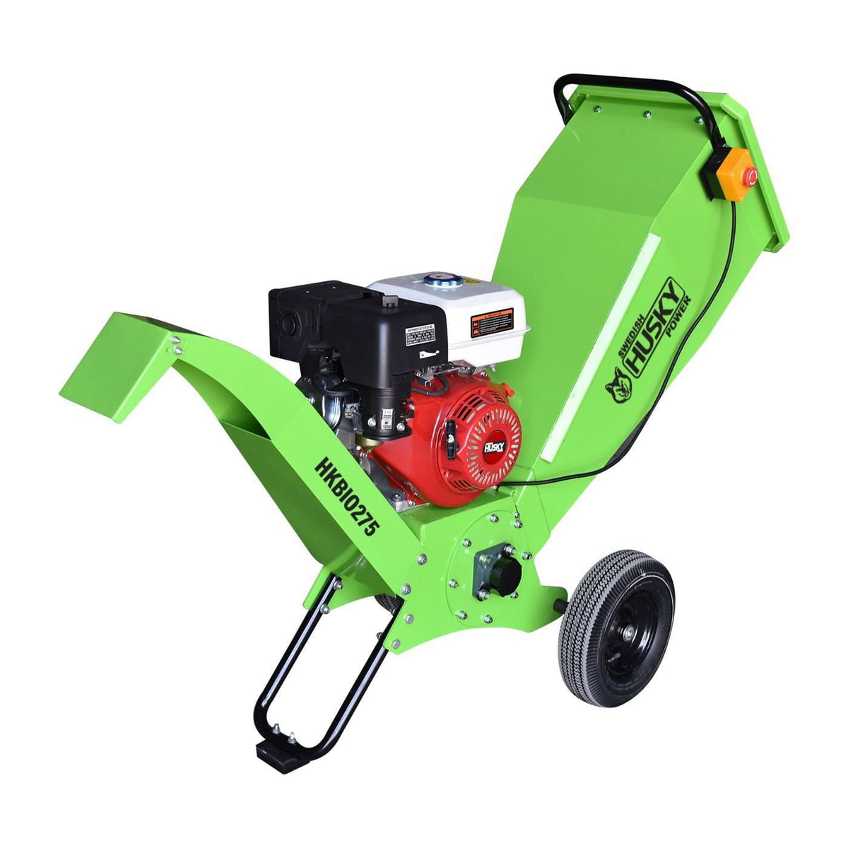 Biotrituradora Husky Power HKBIO275-HK65 con motor 6.5 HP, vista principal.