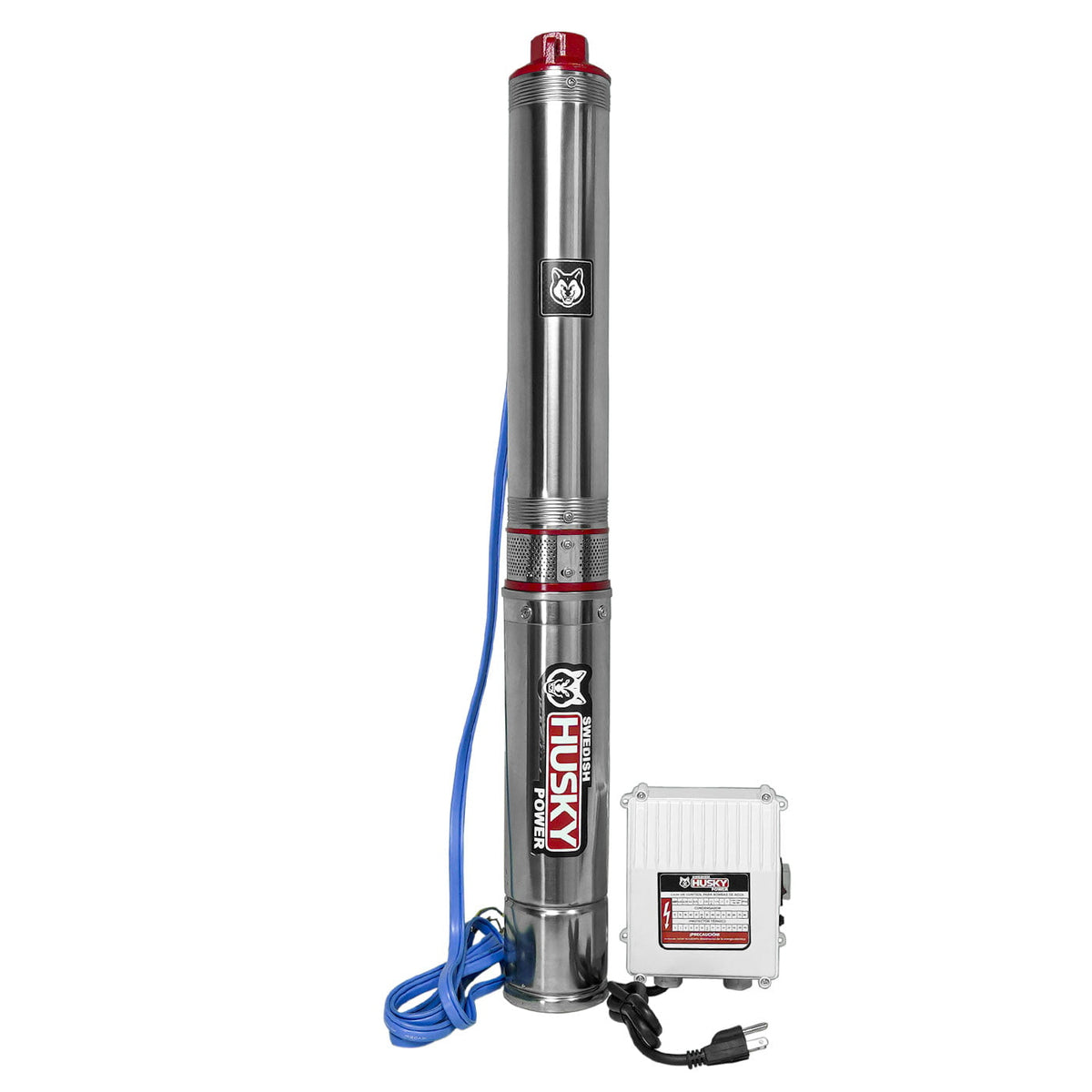Bomba sumergible Husky Power FLUX150 de 1.5 HP, bomba con cable.