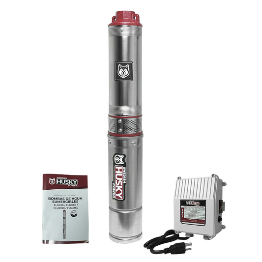 Bomba sumergible Husky Power FLUX50 de 1/2 HP, kit completo.