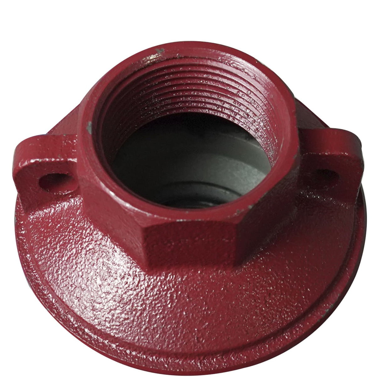 Bomba sumergible Husky Power FLUX50 de 1/2 HP, detalle de salida superior.