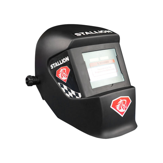 Careta electrónica para soldar Stallion ST-R8, vista principal.