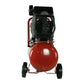 Compresor de aire Husky Power HKC25MP de 25 L y 2.5 HP, vista frontal.