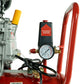 Compresor de aire Husky Power HKC25MP de 25 L y 2.5 HP, detalle del manómetro.