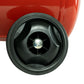 Compresor de aire Husky Power HKC25MP de 25 L y 2.5 HP, detalle de la rueda.