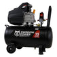 Compresor de aire Husky Power HKC50L de 50 L y 3.5 HP, vista lateral.