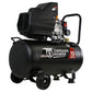 Compresor de aire Husky Power HKC50L de 50 L y 3.5 HP, vista opuesta.