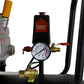Compresor de aire Husky Power HKC50L de 50 L y 3.5 HP, detalle del manómetro.
