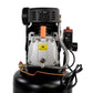 Detalle del cabezal y motor del compresor Swedish Husky Power HKC50V.