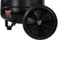 Detalle de rueda y tanque del compresor Swedish Husky Power HKC50V.