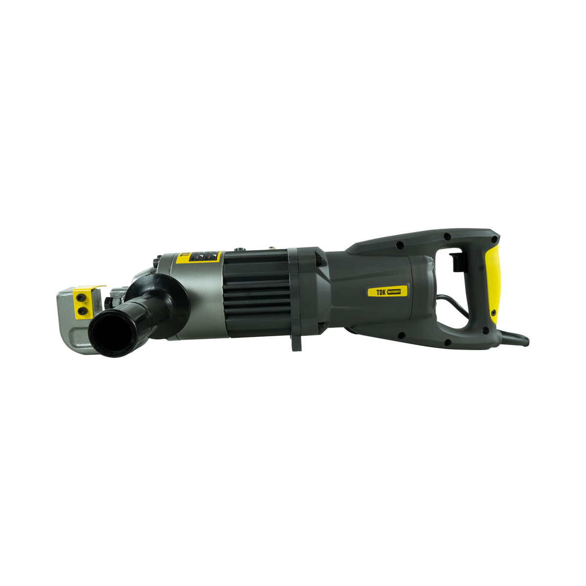 Cortadora de varilla eléctrica TDK REBAR58, vista lateral.