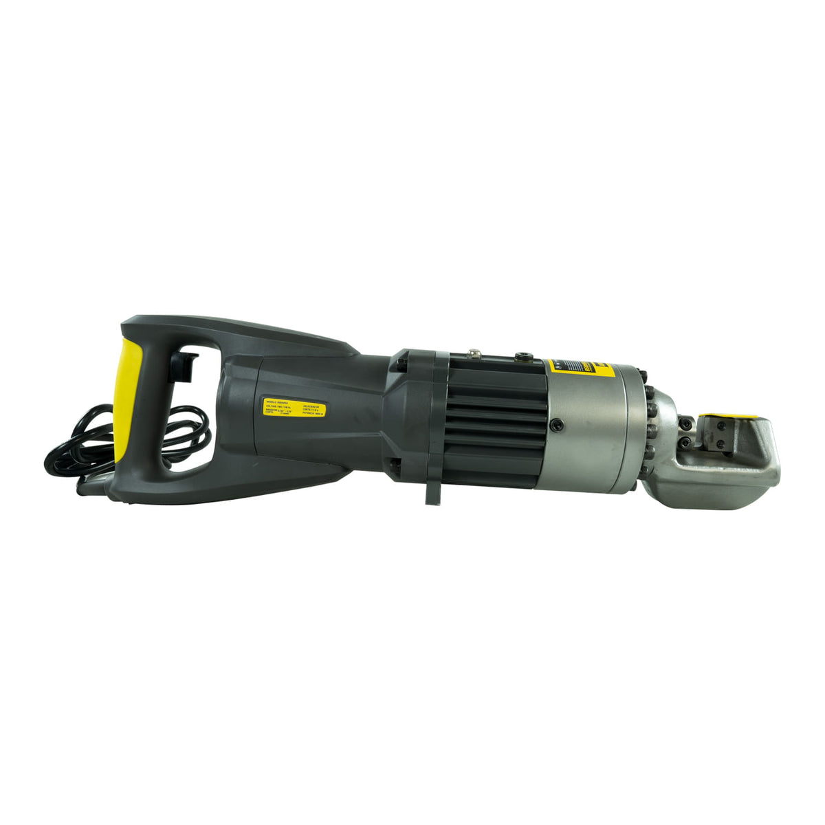 Cortadora de varilla eléctrica TDK REBAR58, vista lateral opuesta.