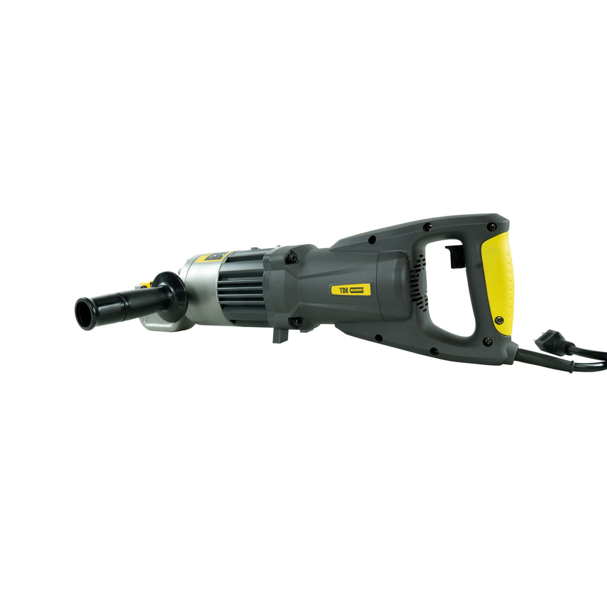 Cortadora de varilla eléctrica TDK REBAR58, vista en ángulo.