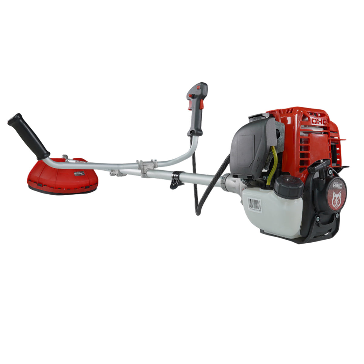 Desmalezadora Husky Power HKD354T de 35 cc y 4 tiempos, vista lateral.