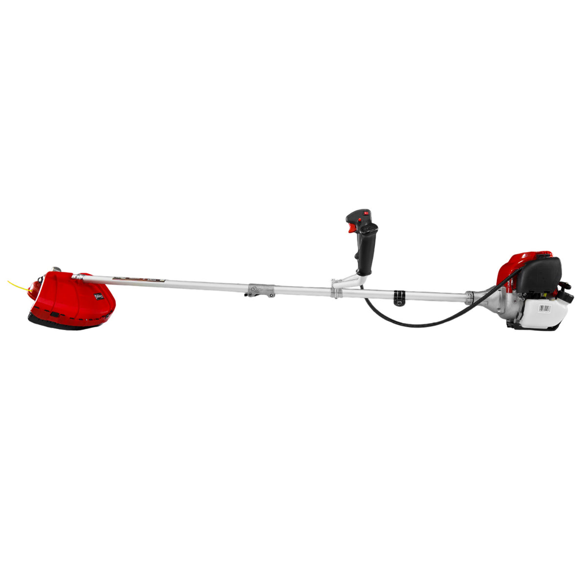 Desmalezadora Husky Power HKD354T de 35 cc y 4 tiempos, vista en tres cuartos.