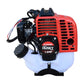 Desmalezadora Husky Power RLD2600D de 26 cc con maneral tipo U, detalle del motor.