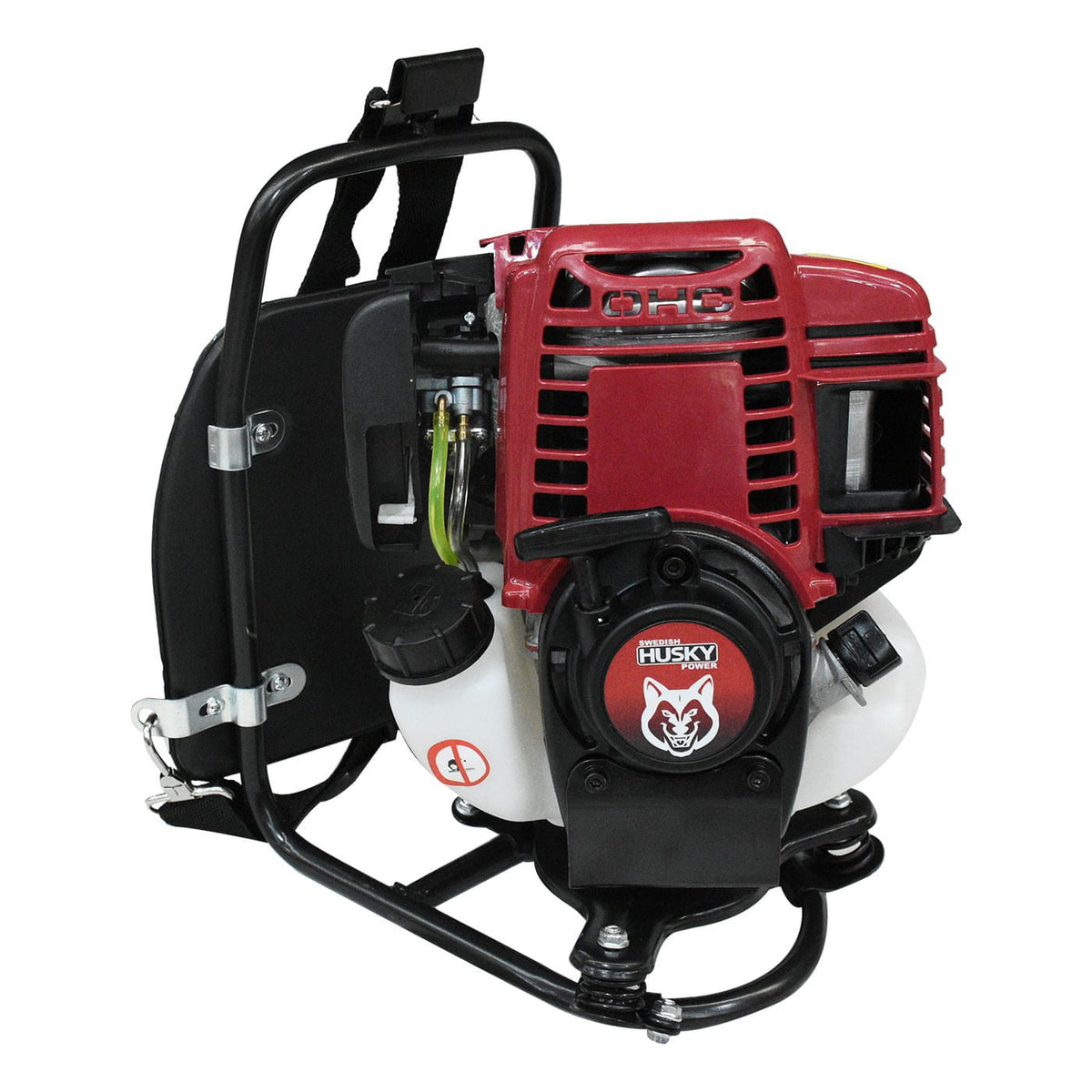 Desmalezadora de mochila Husky Power HKD35M4T 35 cc 4 tiempos, motor tipo mochila.