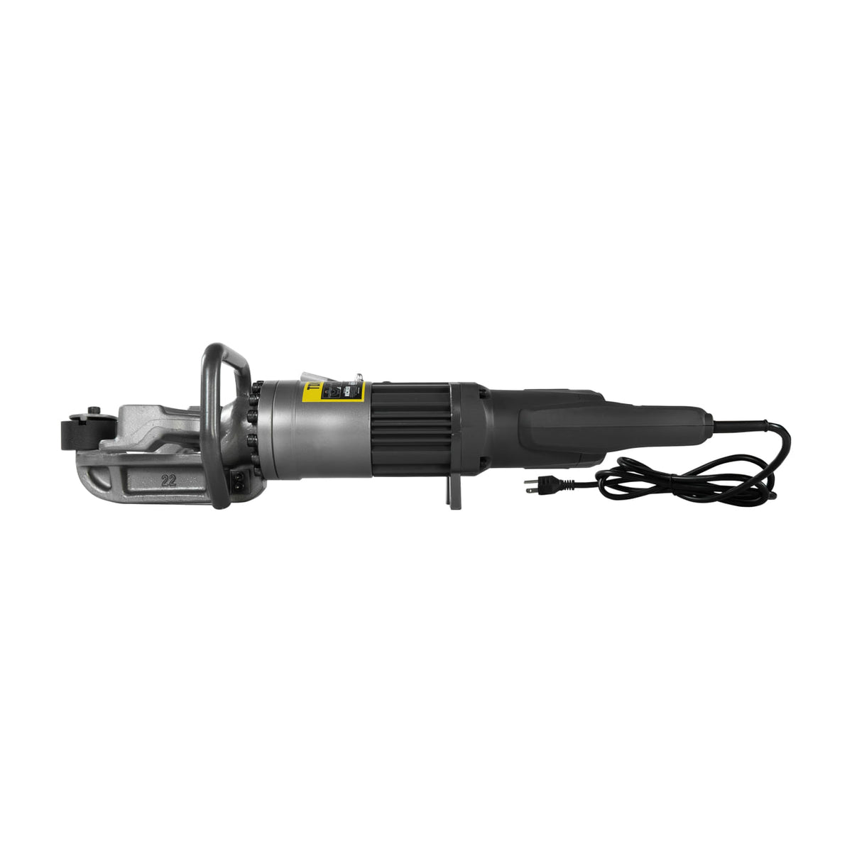 Dobladora eléctrica de varilla TDK BENDER58, vista de perfil.