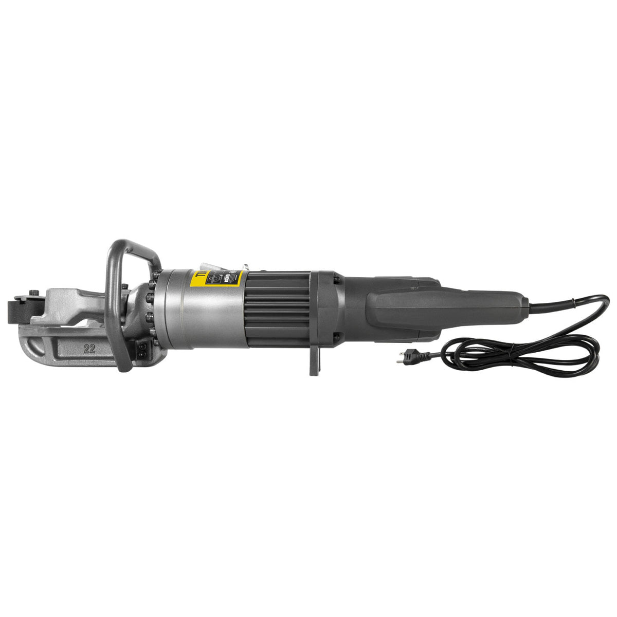 Dobladora eléctrica de varilla TDK BENDER78, vista de perfil.