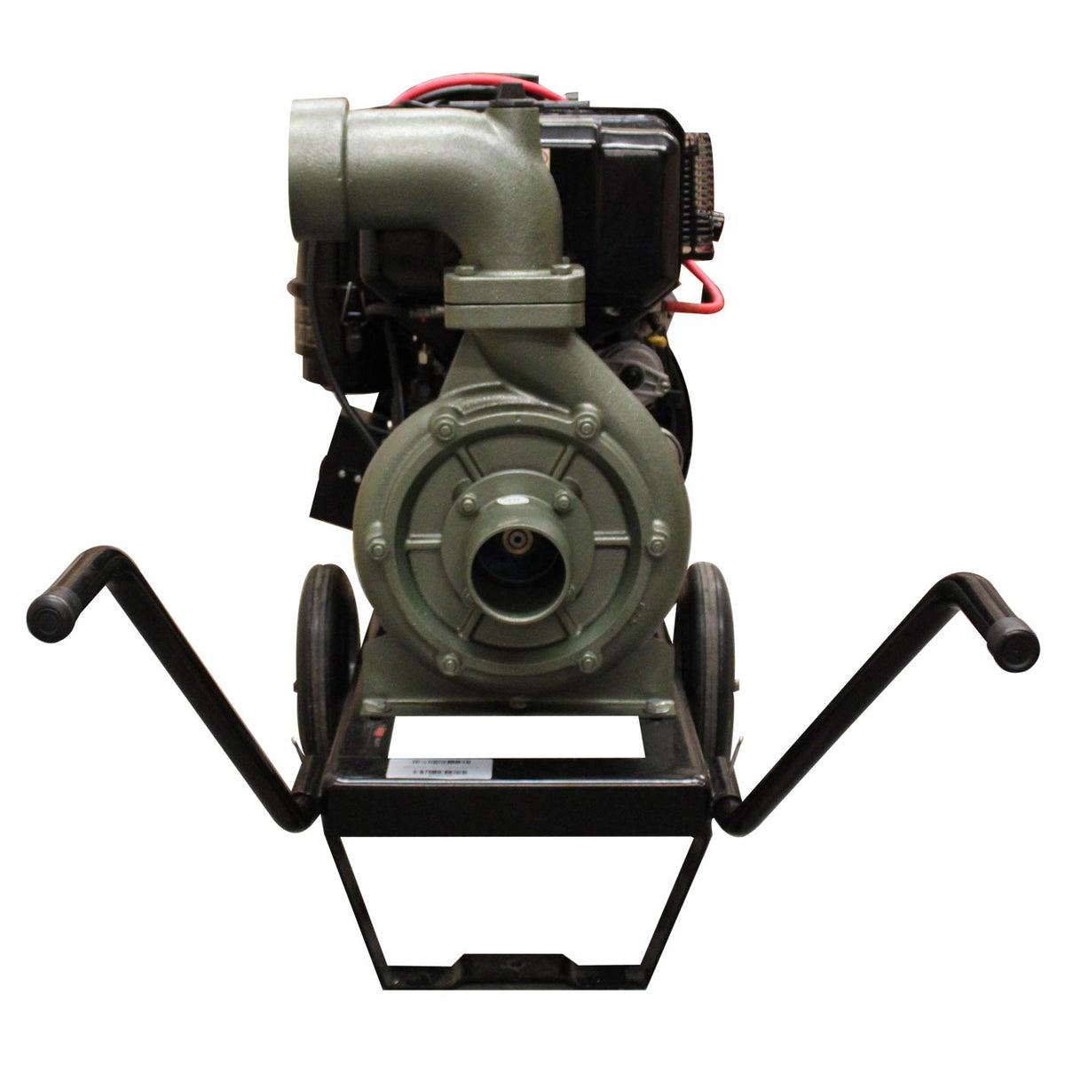 Equipo de riego Raiker RBL4417 diésel 17 HP 4 x 4 pulgadas, vista frontal.
