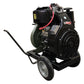 Equipo de riego Raiker RBL4417 diésel 17 HP 4 x 4 pulgadas, vista trasera en ángulo.