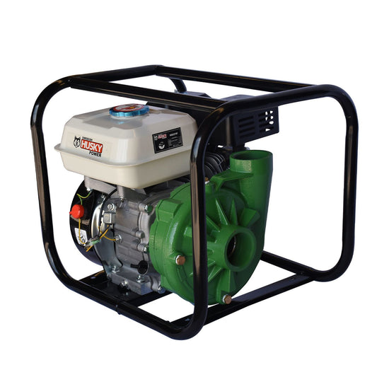 Equipo de riego Husky Power HKB2270F 2 x 2 pulgadas con motor 7 HP, vista principal.