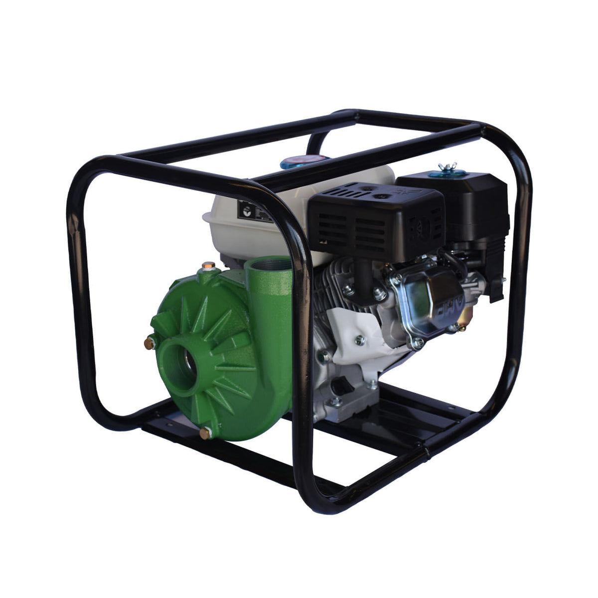 Equipo de riego Husky Power HKB2270F 2 x 2 pulgadas con motor 7 HP, vista lateral opuesta.