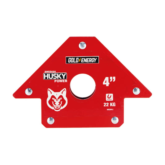 Escuadra magnética para soldar de 4 pulgadas Swedish Husky Power HKEM4, vista principal.