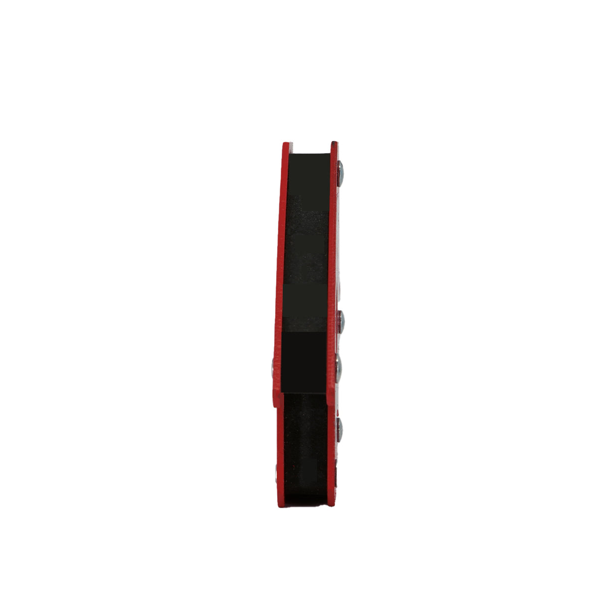 Escuadra magnética para soldar de 4 pulgadas Swedish Husky Power HKEM4, vista de perfil.