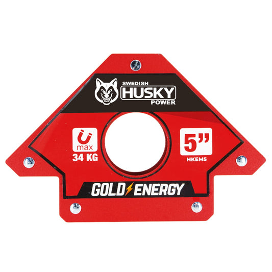 Escuadra magnética para soldar de 5 pulgadas Swedish Husky Power HKEM5, vista principal.