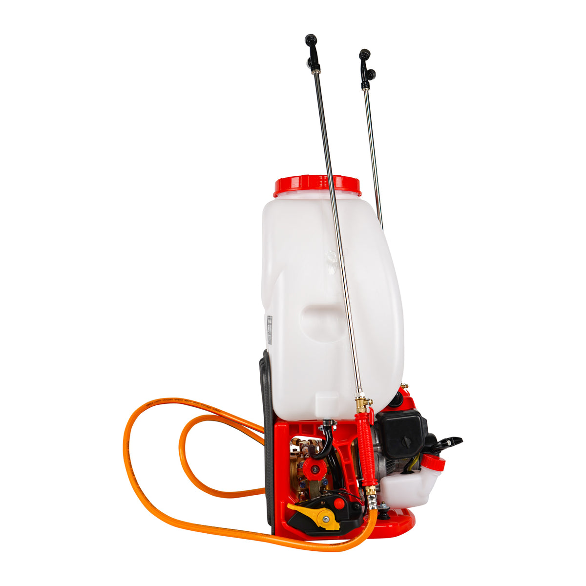 Fumigadora aspersora Husky Power HKF2515 de 25 L y 26 cc, vista opuesta.