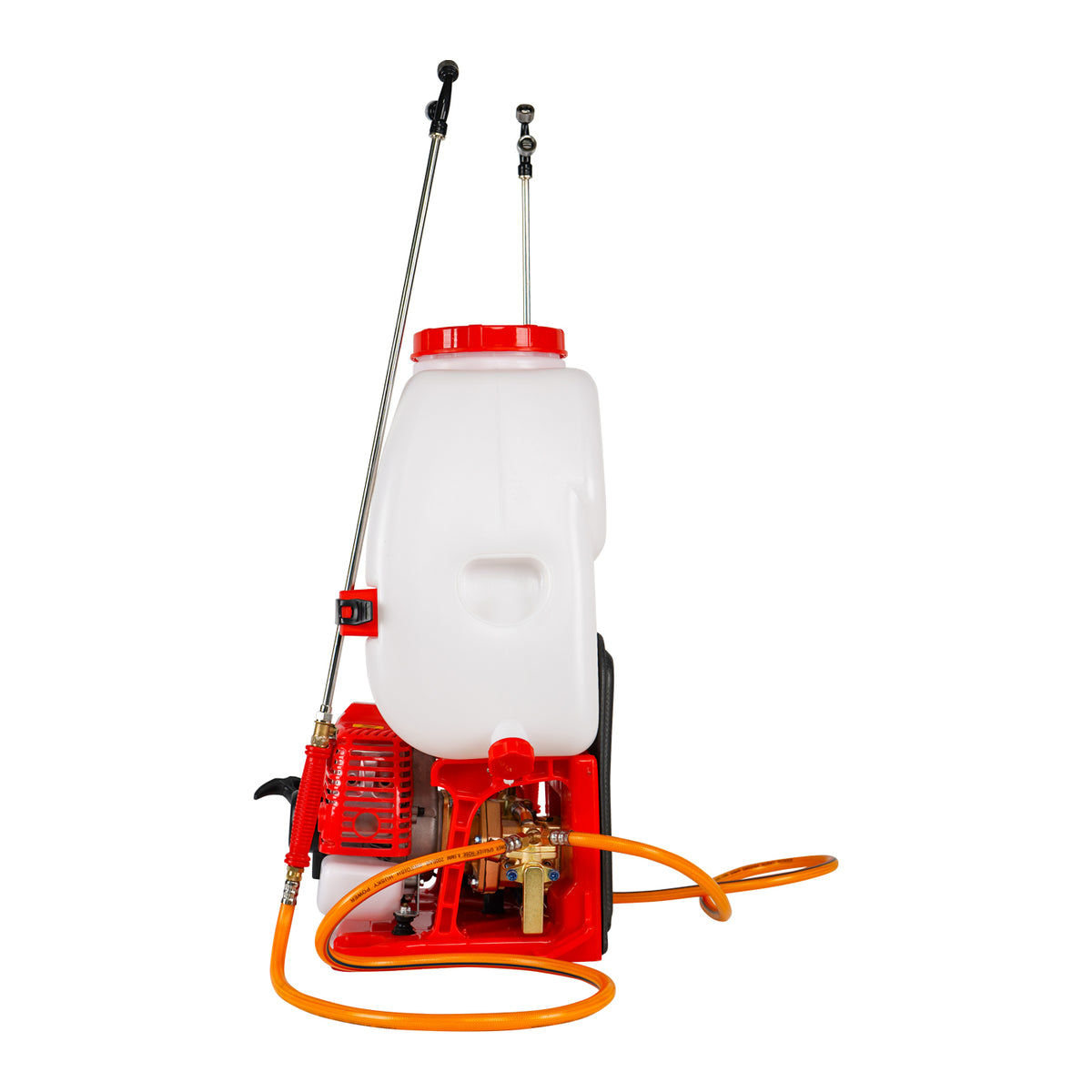 Fumigadora aspersora Husky Power HKF2515 de 25 L y 26 cc, vista frontal.