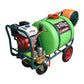 Fumigadora de pistones Husky Power HKF160HK de 160 L con motor 6.5 HP, vista en tres cuartos.