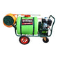 Fumigadora de pistones Husky Power HKF160HK de 160 L con motor 6.5 HP, vista opuesta.