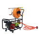 Fumigadora de pistones Husky Power HKF365HK con motor 6.5 HP, vista opuesta.