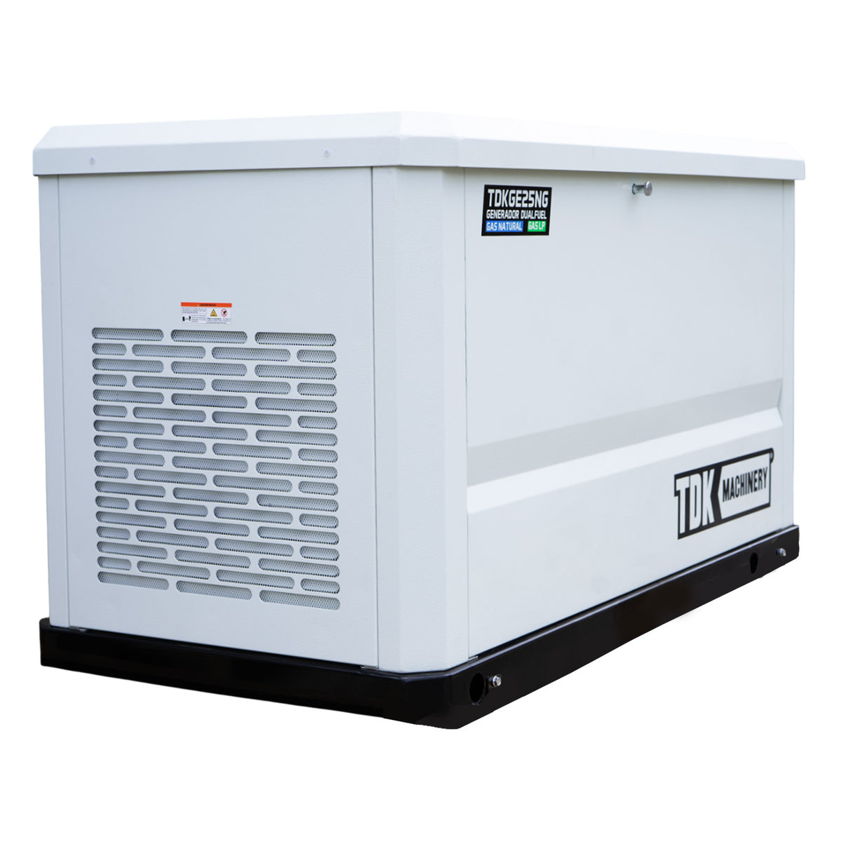 Generador de cabina TDK TDKGE25NG, vista posterior lateral.
