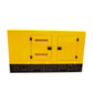 Generador estacionario TDK TDKGE97K de 78 kW / 97 kVA, vista lateral.