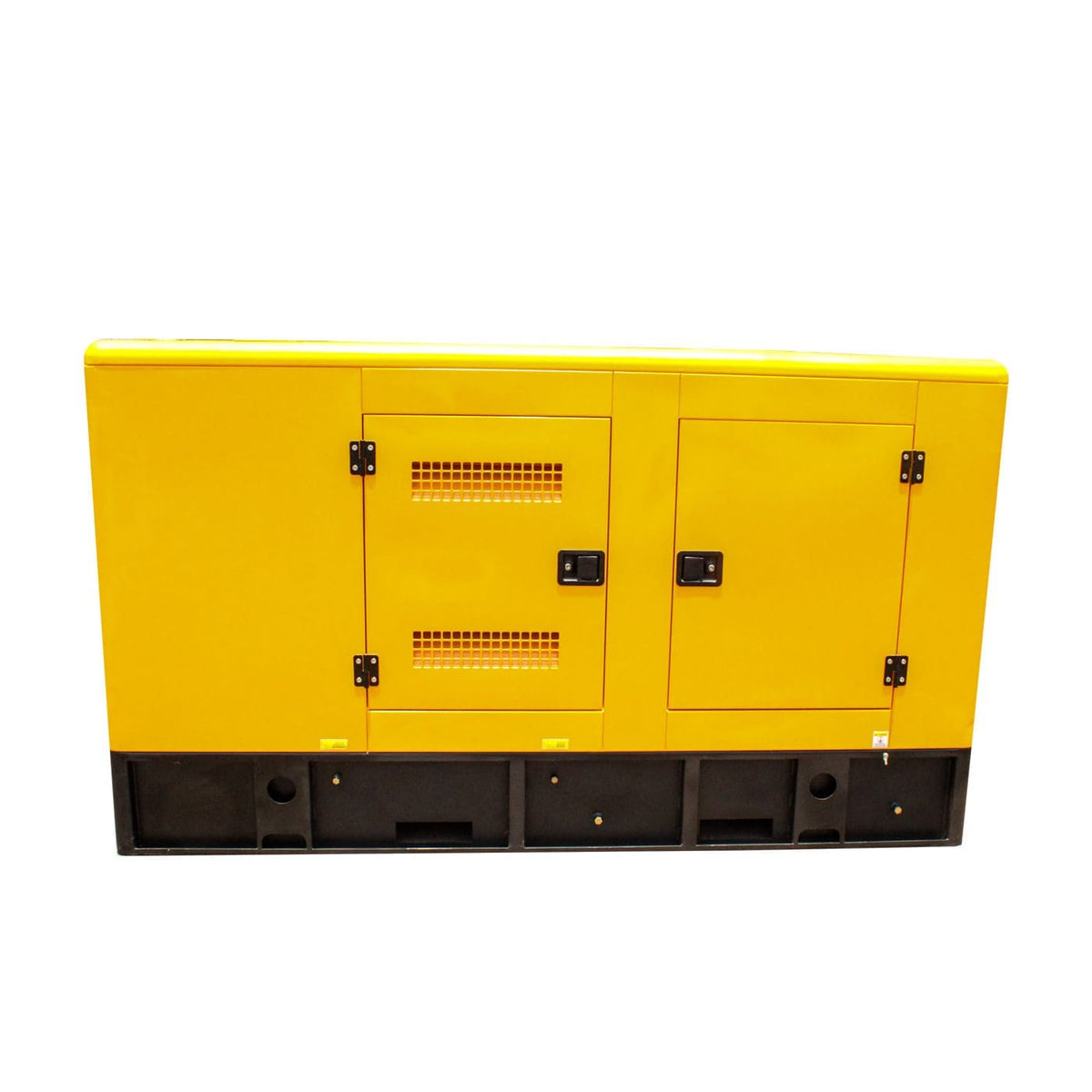 Generador estacionario TDK TDKGE97K de 78 kW / 97 kVA, vista lateral.