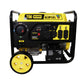 Generador trifuel TDK ATLAS10TF, vista del panel de control y conexiones.