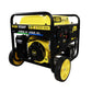 Generador trifuel TDK ATLAS10TF, vista de tres cuartos del lado del motor.