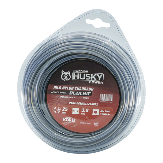 Hilo cuadrado para desbrozadora Swedish Husky Power HSKCP3025, vista principal.
