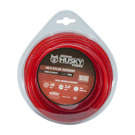 Hilo redondo rojo Husky Power HSKR3028 3 mm x 28 m, vista principal.